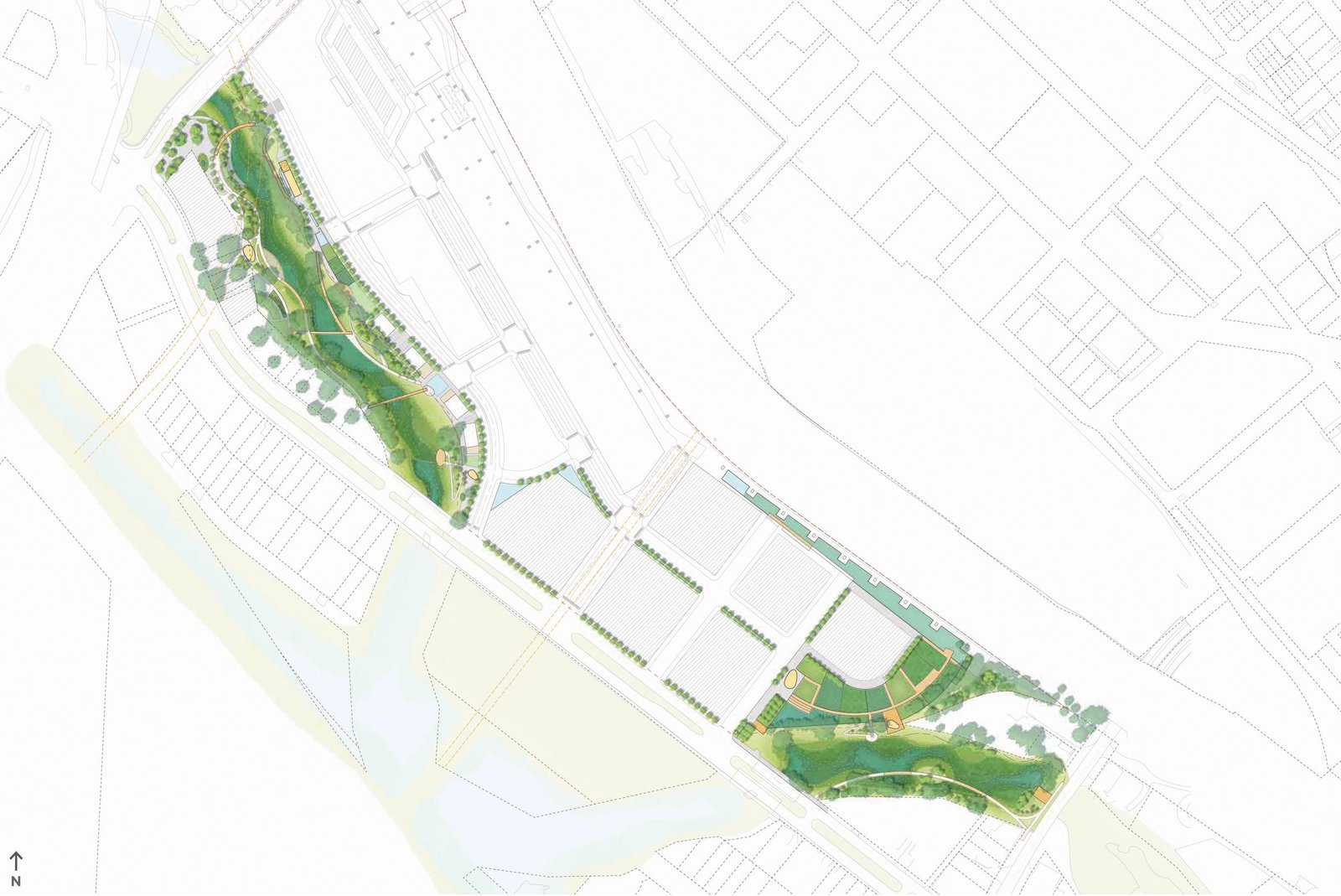 Dallas Water Commons Site Plan
