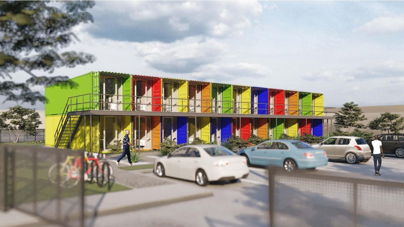 The Dallas Morning News: “Shipping containers will…” Steve Brown | Jan. 21, 2021 Lomax Container Housing Project